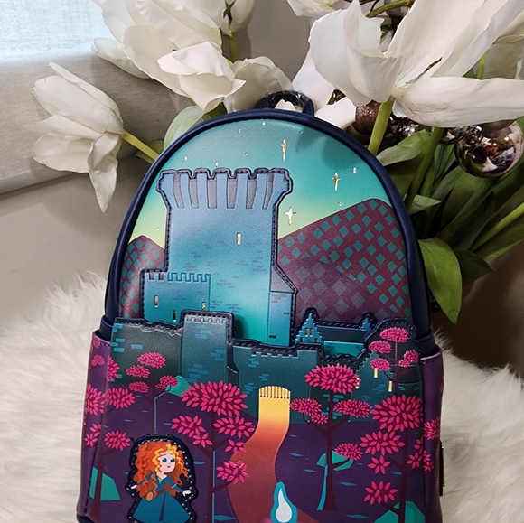 Pixar Brave Princess Merida Castle Mini BackpackNew - Picture 1 of 6